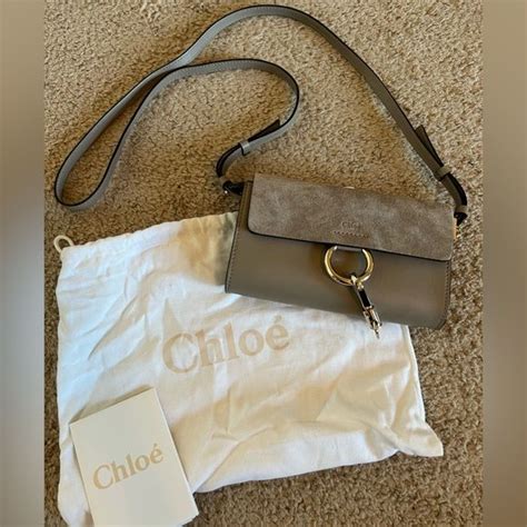 chloe faye wallet|Chloe Faye Wallet On Strap In Motty Grey .